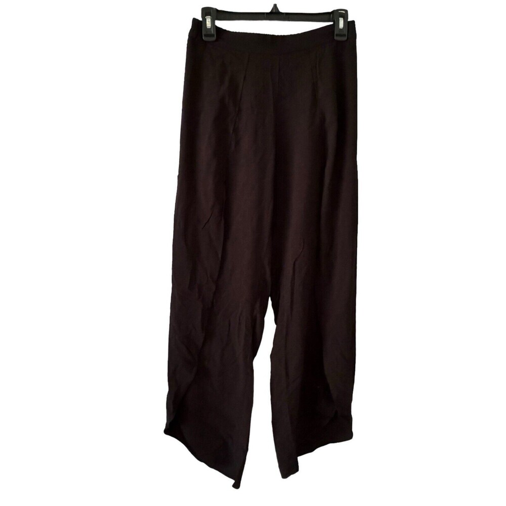 NWT Drew Tulp Pants Women's XS Black Flowy Minimalistic Lagenlook